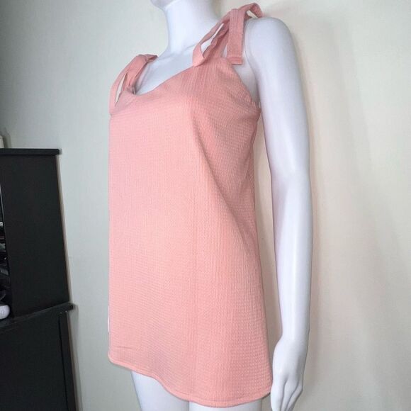 White Birch Tie Strap Top Lined Tank Top - Picture 8 of 10